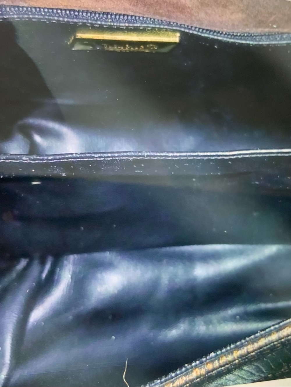 Sharif Brown Leather Crossbody Bag great condition LUXURY - Picture 8 of 8